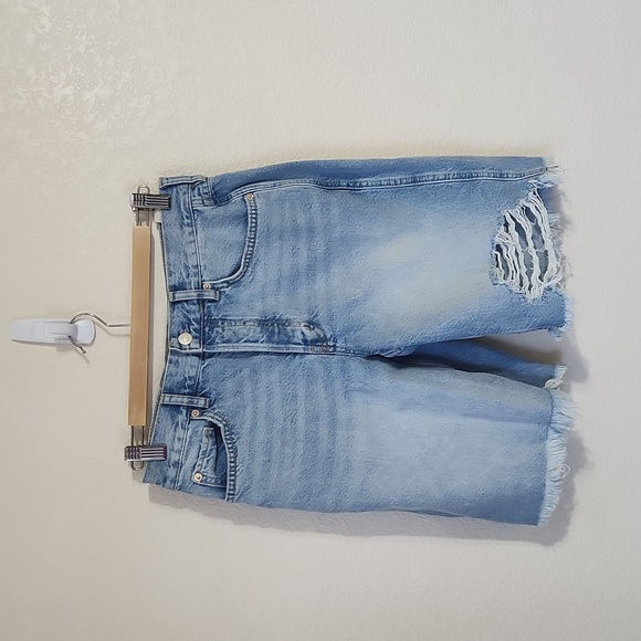 New We The Free Big Sur Coast boyfriend short Button Up Fly Women's size 25 - Picture 3 of 14